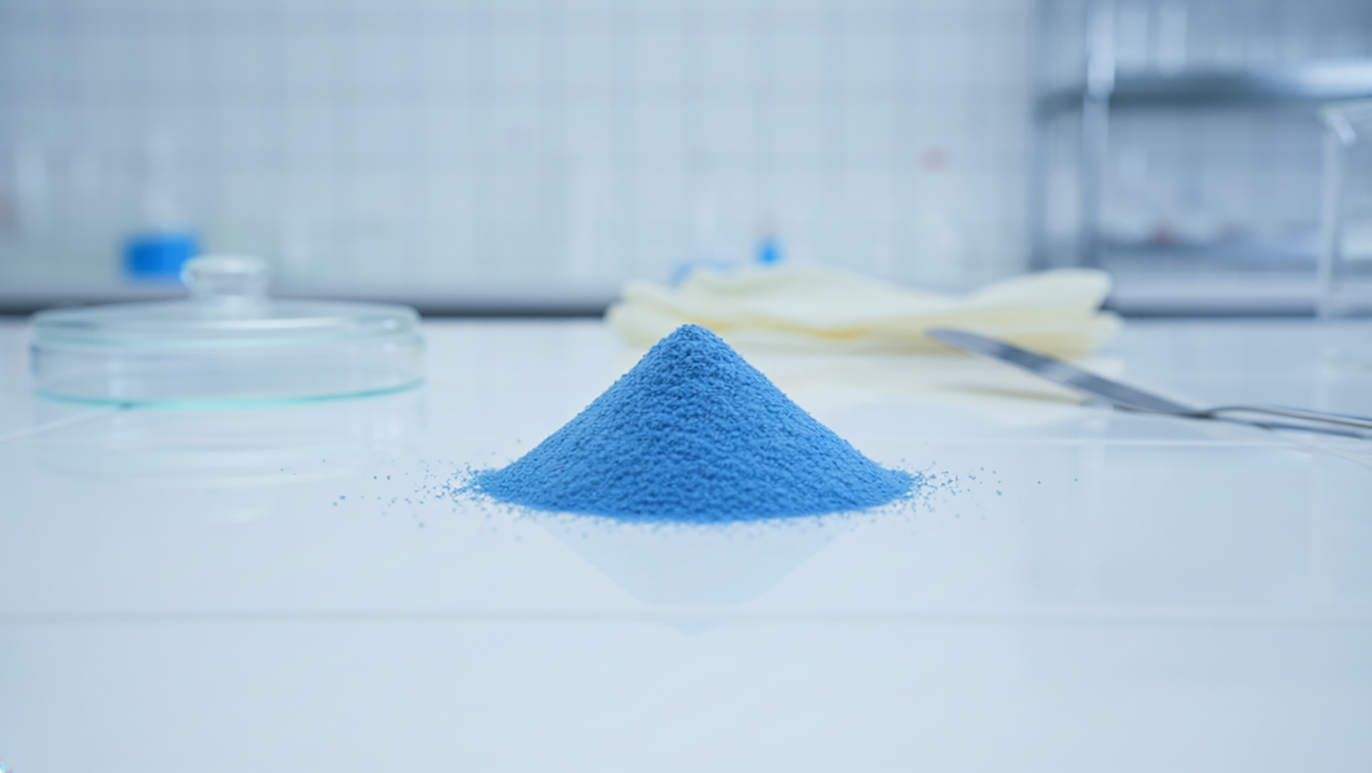 260324_CERTANIA_Biotesys_AI_lab_sample_blue_powder_analysis